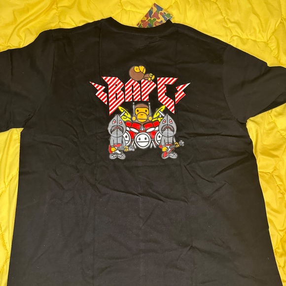 BAPE Baby Milo Rock Band Relaxed Fit Tee Size XL - Picture 4 of 4